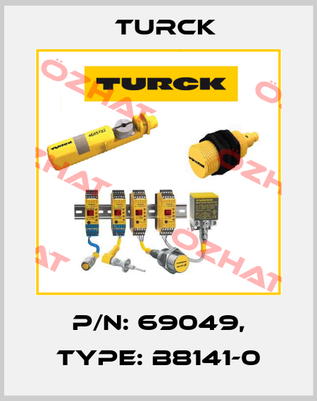 p/n: 69049, Type: B8141-0 Turck