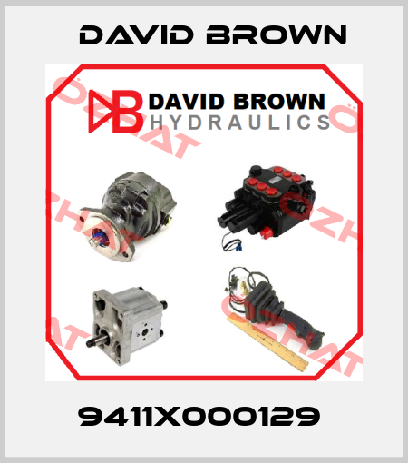 9411X000129  David Brown