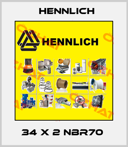 34 x 2 NBR70  Hennlich