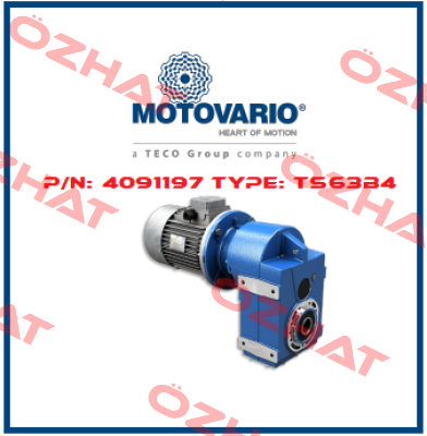 P/N: 4091197 Type: TS63B4 Motovario