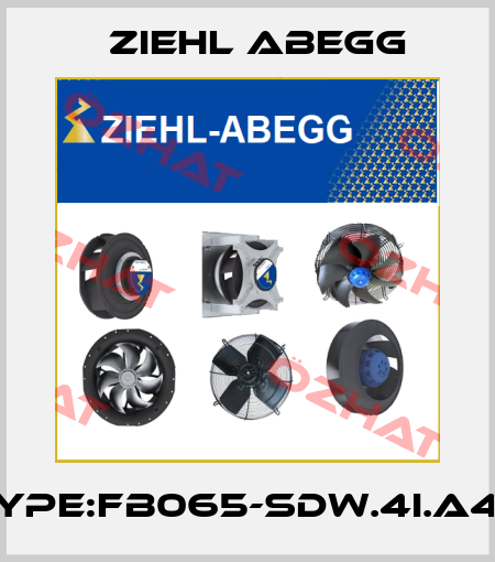 Type:FB065-SDW.4I.A4S Ziehl Abegg