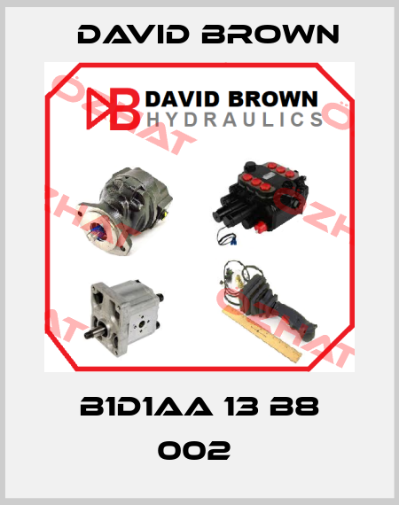 B1D1AA 13 B8 002  David Brown