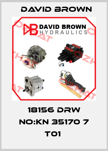 18156 Drw No:KN 35170 7 T01  David Brown