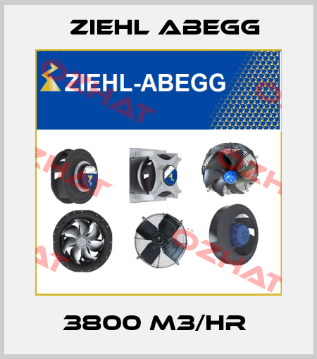 3800 M3/Hr  Ziehl Abegg