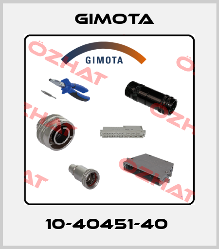 10-40451-40  GIMOTA