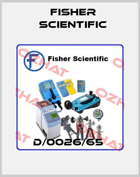 D/0026/65  Fisher Scientific