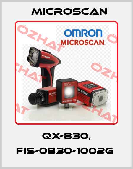 QX-830, FIS-0830-1002G  Microscan