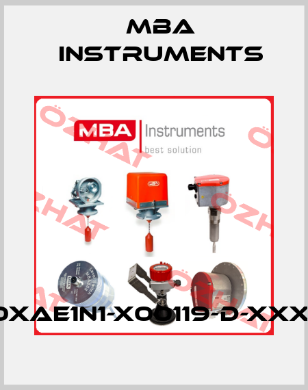 MBA210XAE1N1-X00119-D-XXXXXXXX MBA Instruments