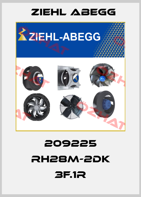 209225 RH28M-2DK 3F.1R Ziehl Abegg