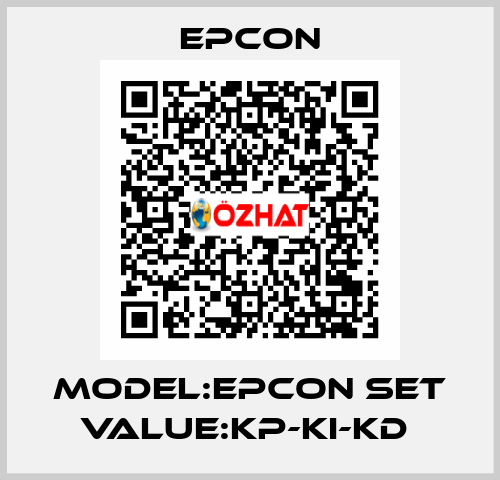 MODEL:EPCON SET VALUE:KP-KI-KD  Epcon
