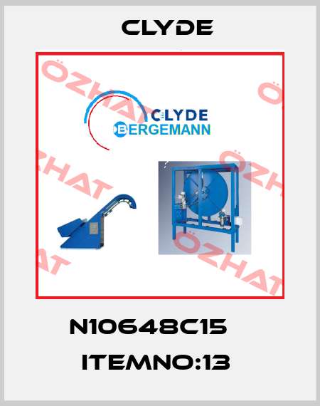 N10648C15    ITEMNO:13  Clyde