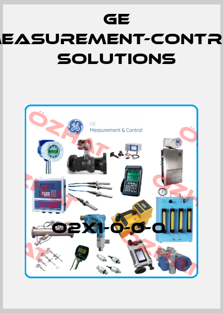 O2X1-0-0-0  GE Measurement-Control Solutions