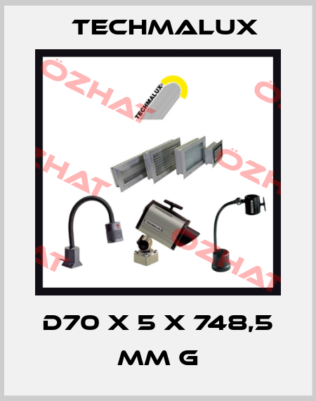 D70 x 5 x 748,5 mm G Techmalux