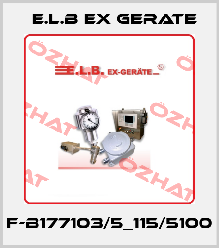 F-B177103/5_115/5100 E.L.B Ex Gerate