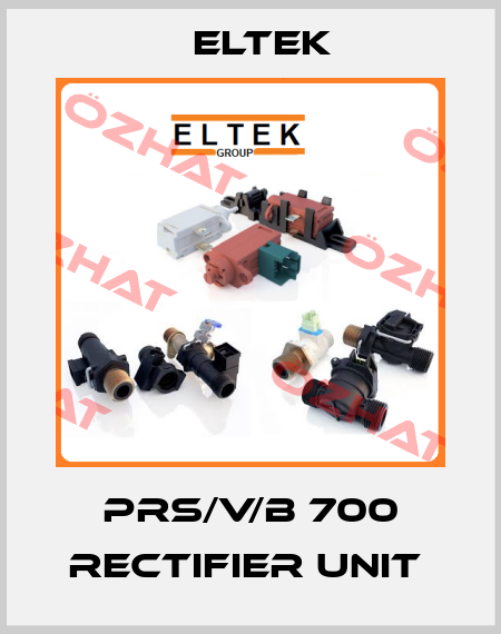 PRS/V/B 700 RECTIFIER UNIT  Eltek