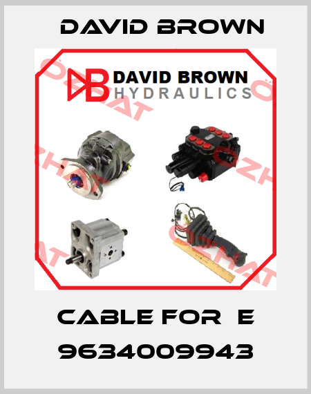 cable for  E 9634009943 David Brown