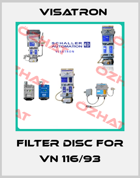 Filter disc for VN 116/93 Visatron