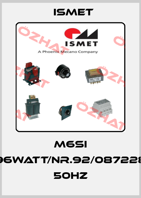 M6SI 96WATT/nr.92/087228 50Hz Ismet