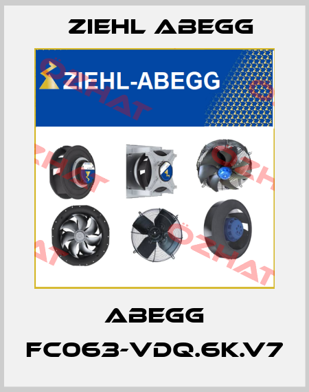 ABEGG FC063-VDQ.6K.V7 Ziehl Abegg