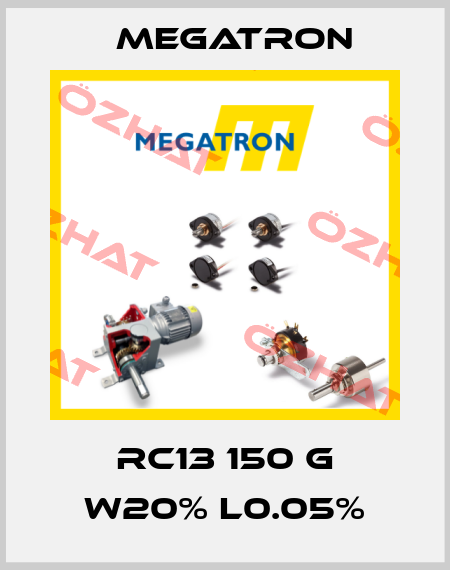 RC13 150 G W20% L0.05% Megatron