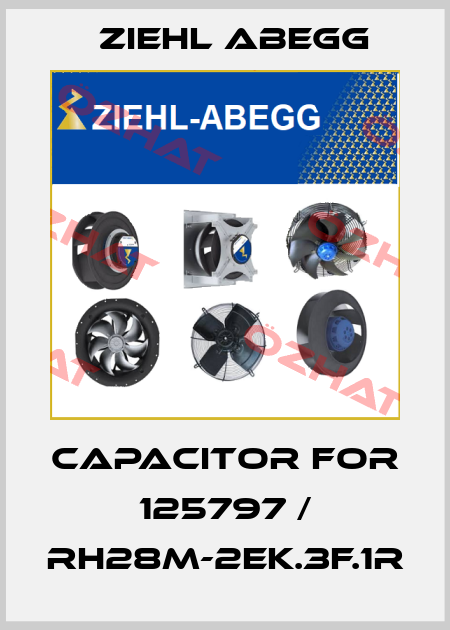 capacitor for 125797 / RH28M-2EK.3F.1R Ziehl Abegg