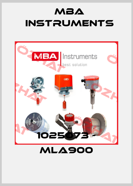 1025073 - MLA900 MBA Instruments