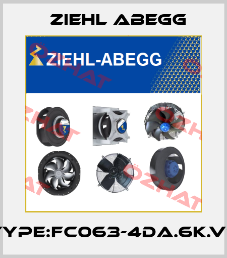 Type:FC063-4DA.6K.V7 Ziehl Abegg