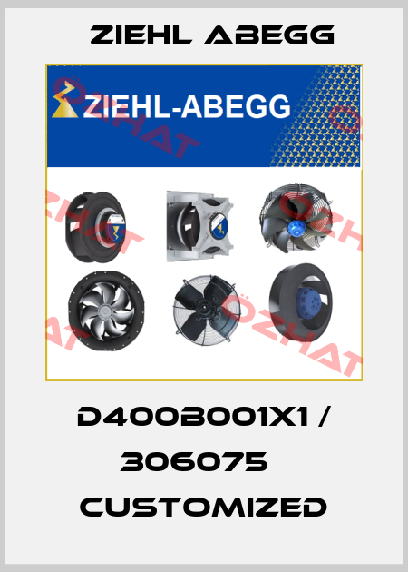 D400B001X1 / 306075   customized Ziehl Abegg