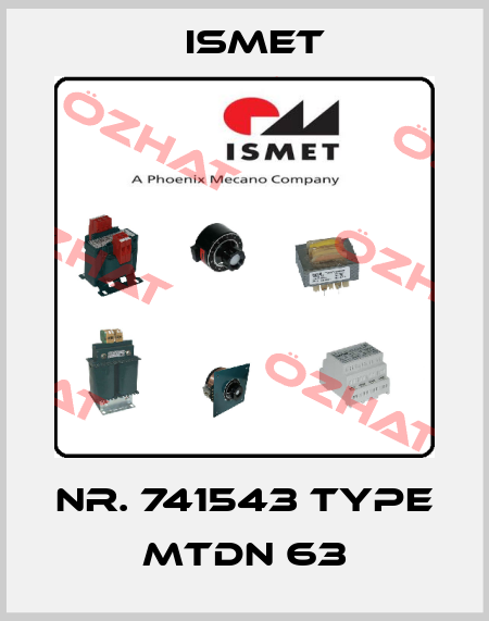 Nr. 741543 Type MTDN 63 Ismet