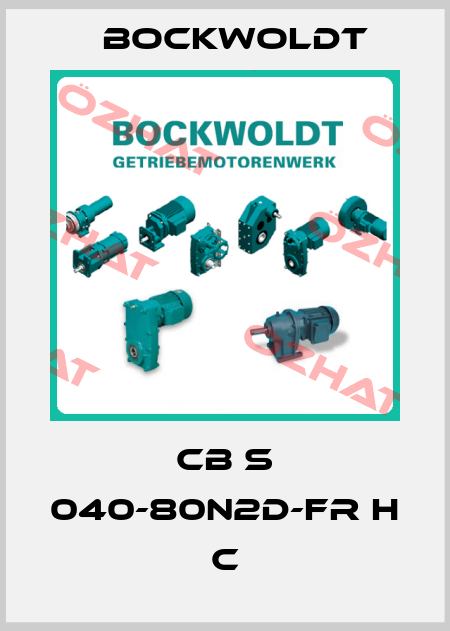 CB S 040-80N2D-FR H C Bockwoldt