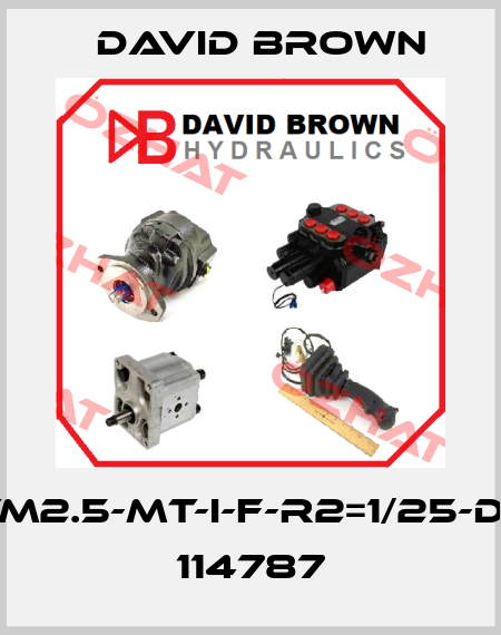 VM2.5-MT-I-F-R2=1/25-DB 114787 David Brown