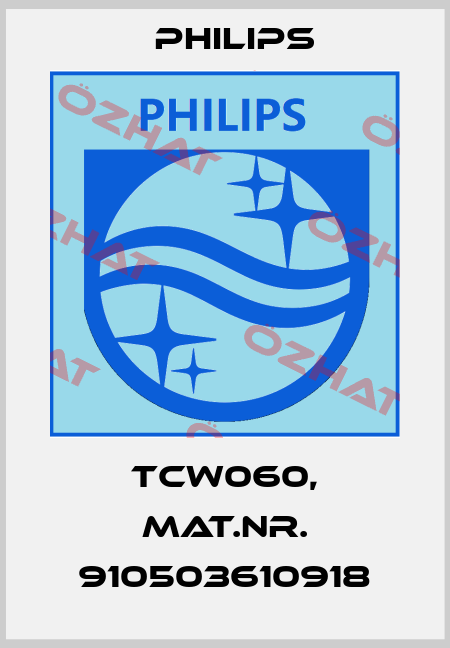 TCW060, Mat.Nr. 910503610918 Philips