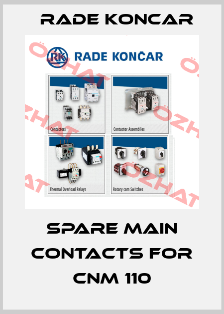 spare main contacts for CNM 110 RADE KONCAR