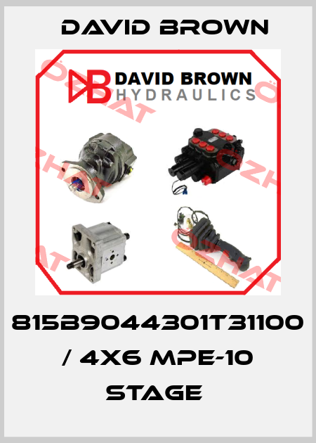 815B9044301T31100 / 4X6 MPE-10 STAGE  David Brown