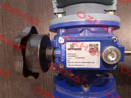 VHR005/051 3.17  TH 71 B2 Motovario