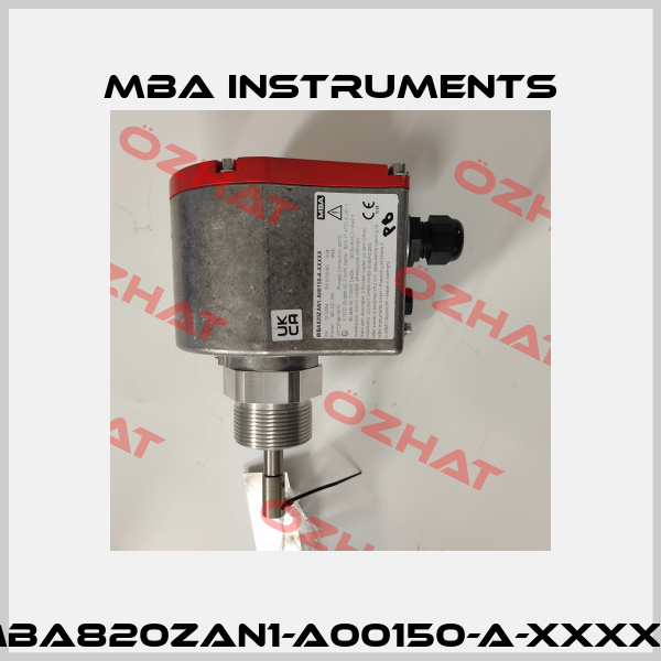 MBA820ZAN1-A00150-A-XXXXX MBA Instruments