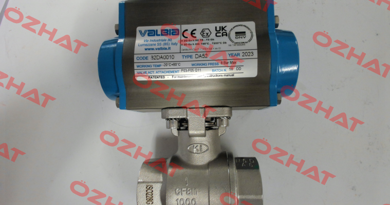 8P000300 PN64 DN-A 1" Valbia