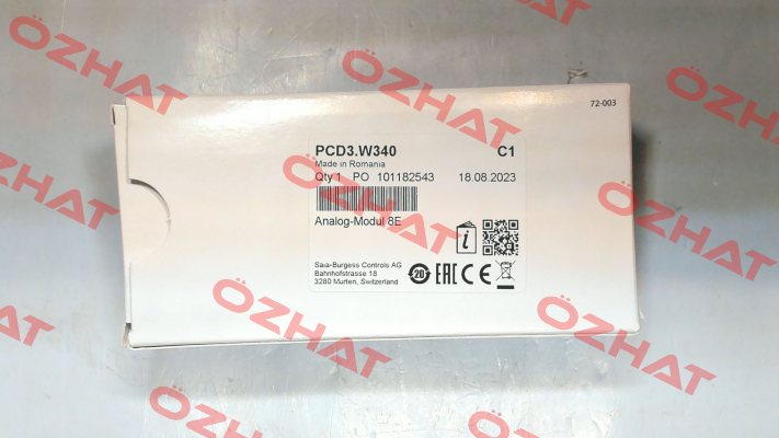 PCD3.W340 PN 9600053 Saia-Burgess