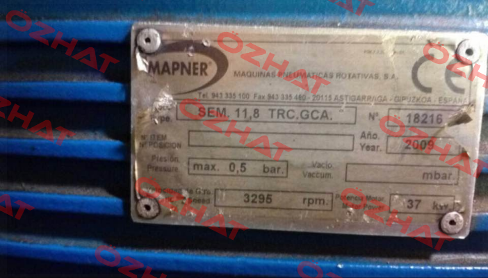 TYPE-SEM.11,8TRC.GCA MAPNER