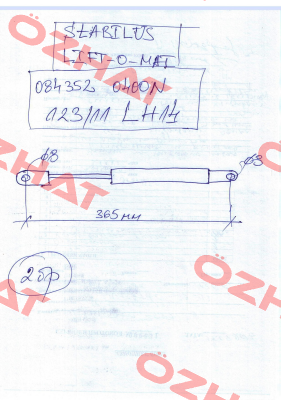 084 352 / 400N Stabilus