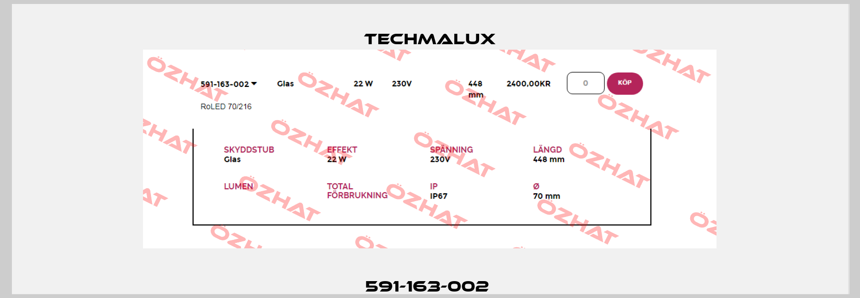 591-163-002  Techmalux