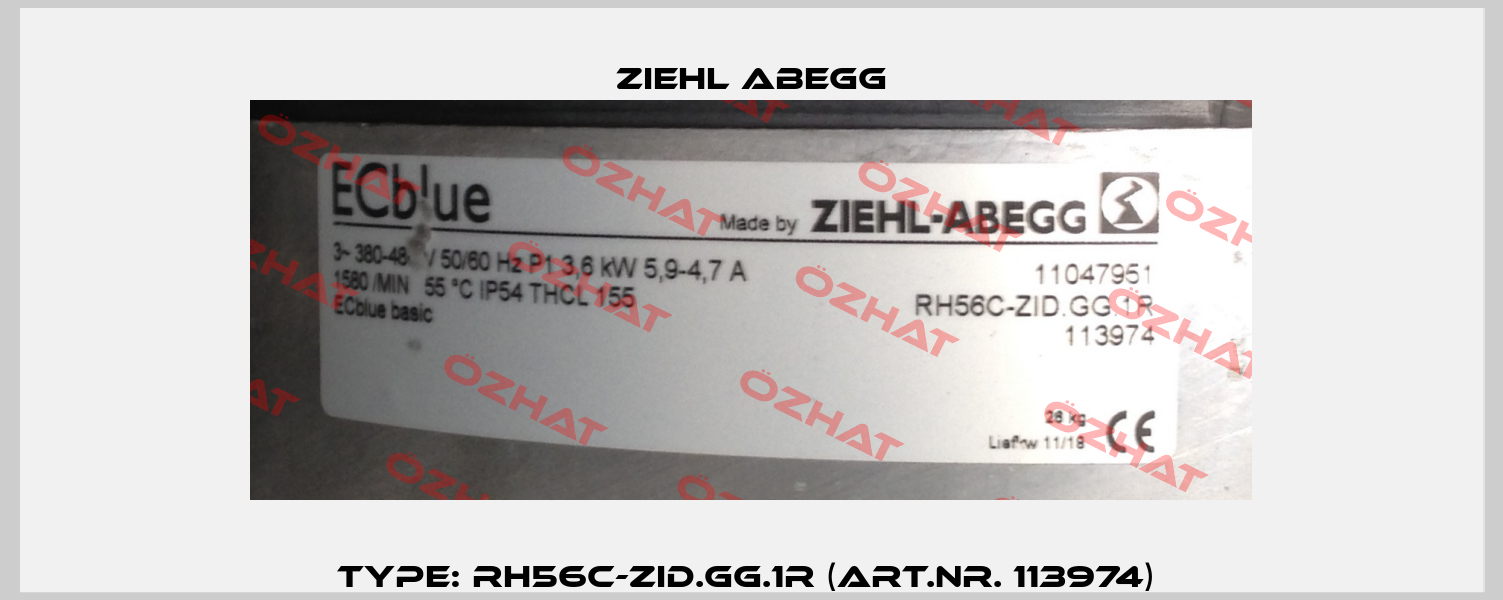 Type: RH56C-ZID.GG.1R (Art.Nr. 113974)  Ziehl Abegg