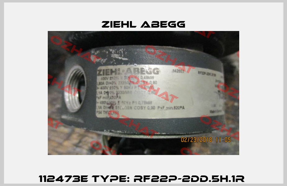 112473E Type: RF22P-2DD.5H.1R  Ziehl Abegg