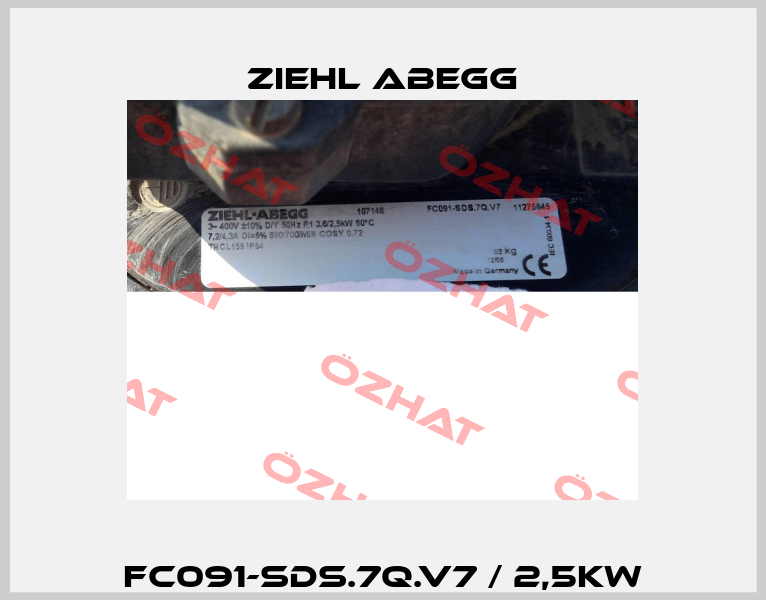 FC091-SDS.7Q.V7 / 2,5kW Ziehl Abegg