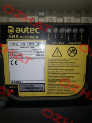 Model: ARS, Type: ND021 Autec