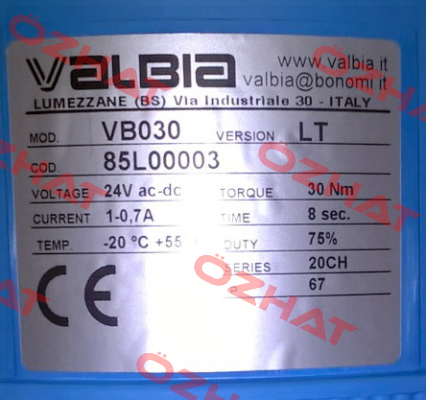 85L00003 / VB3024 Valbia