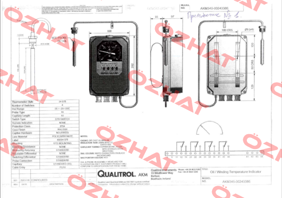 AKM345-00243386 Qualitrol