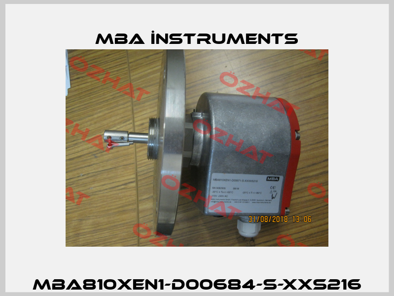 MBA810XEN1-D00684-S-XXS216 MBA Instruments
