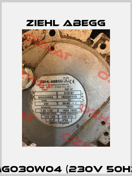 MG030W04 (230V 50HZ) Ziehl Abegg