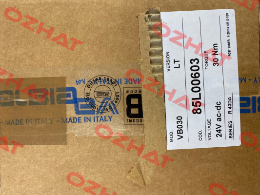 85L00603 Valbia